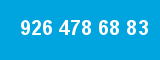 926 478 68 83 926 478 68 83